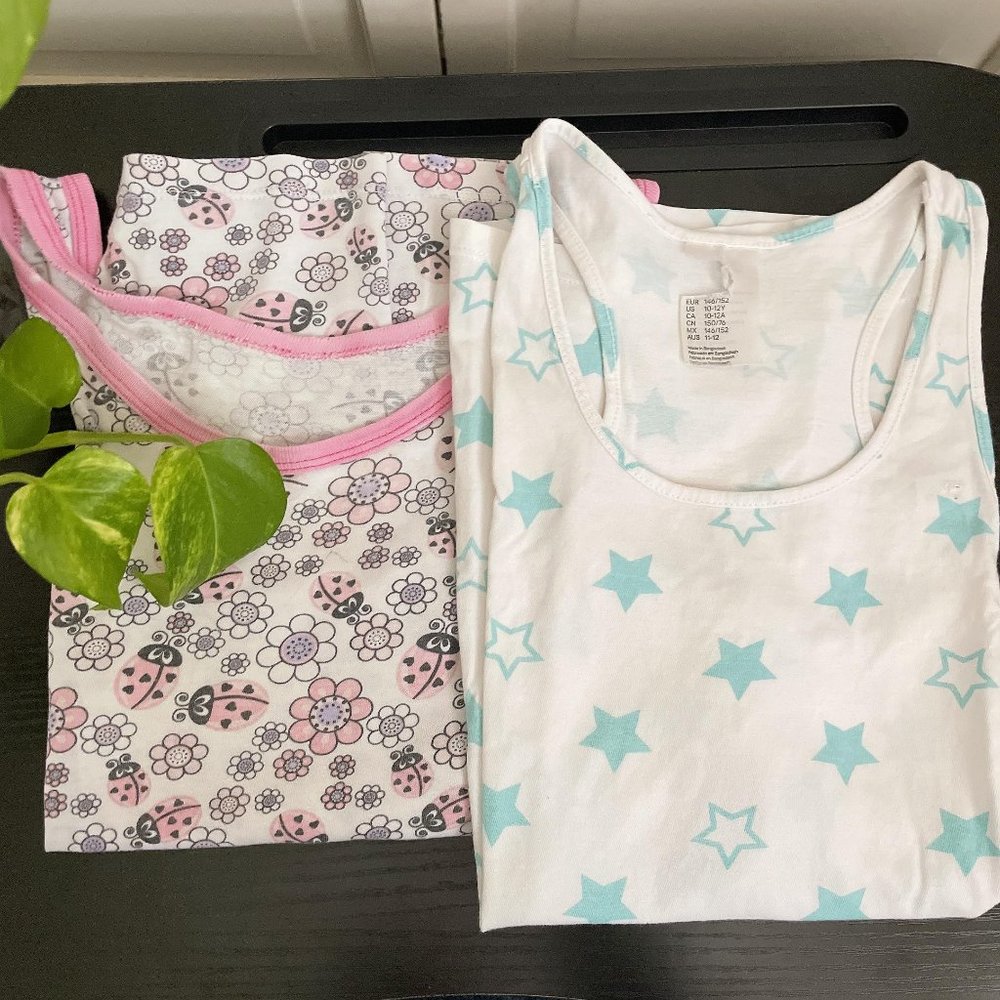 ATHLETA Girl Perfect Pair Tank Tops, 2 Pack